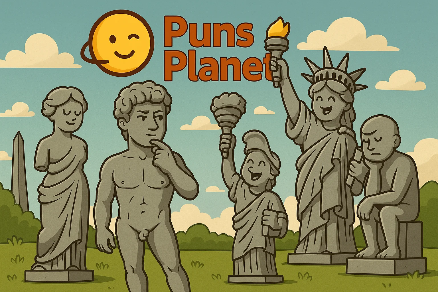 statue puns