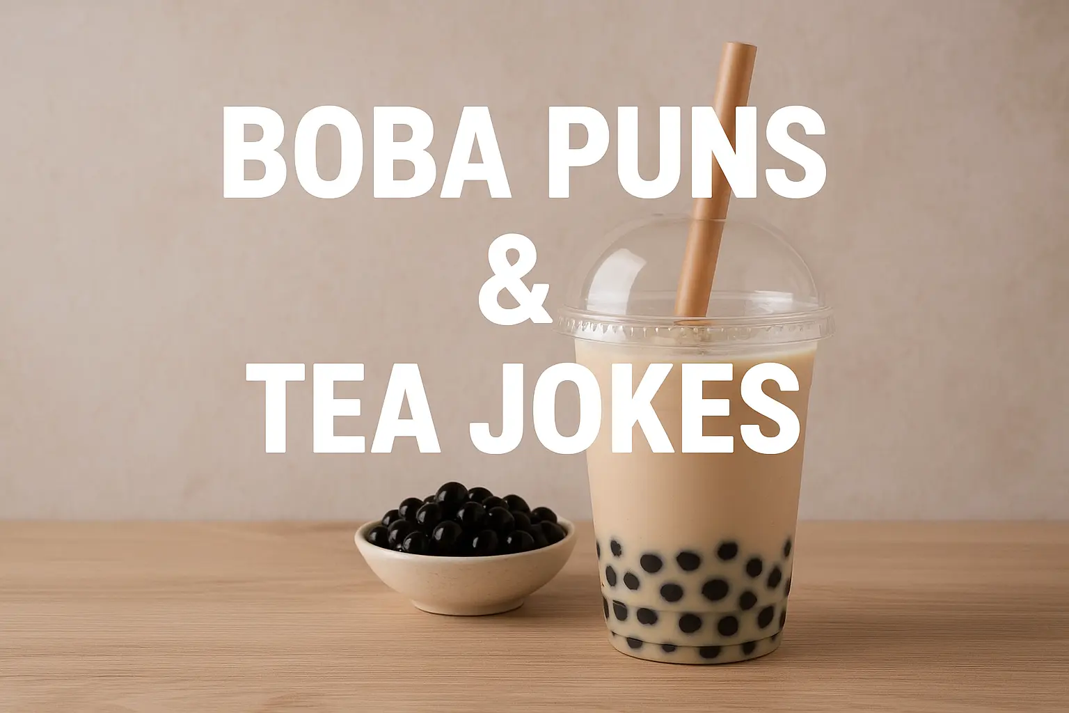 boba tea puns
