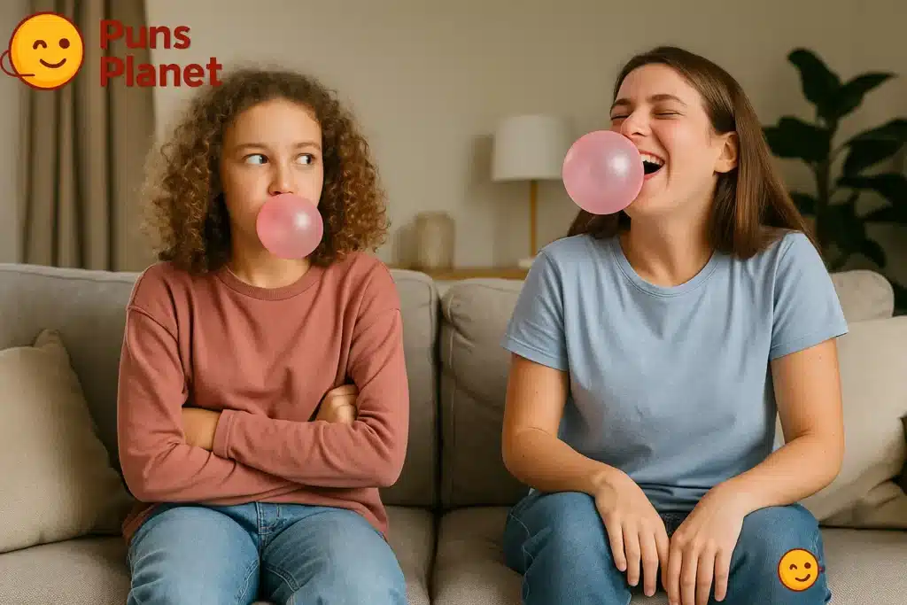 bubble gum puns