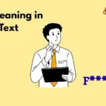 FW Meaning in Text