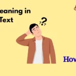 HN Meaning in Text