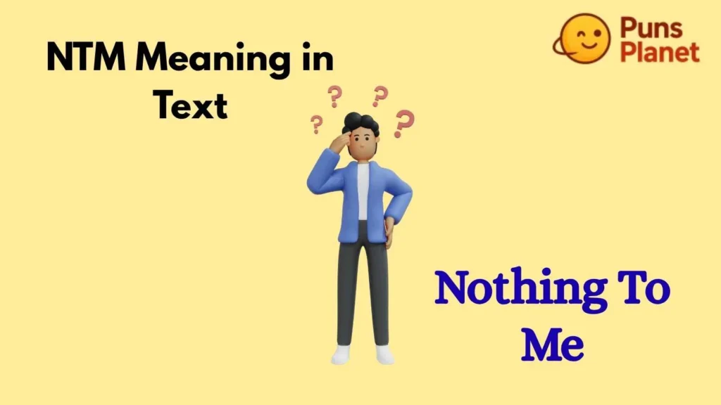 NTM Meaning in Text
