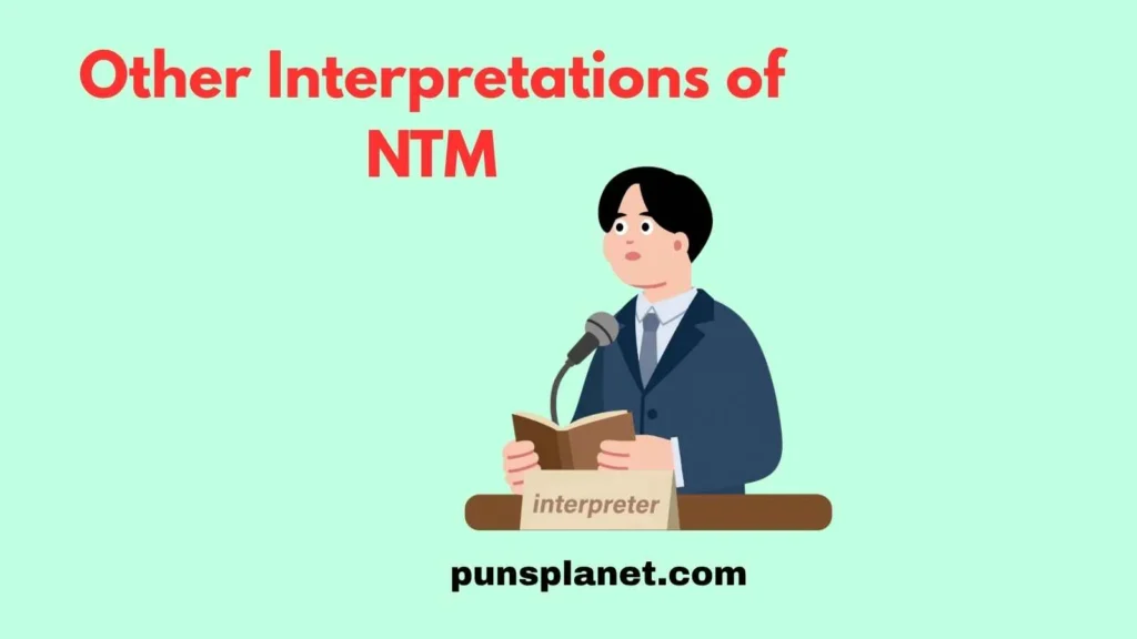 Other Interpretations of NTM