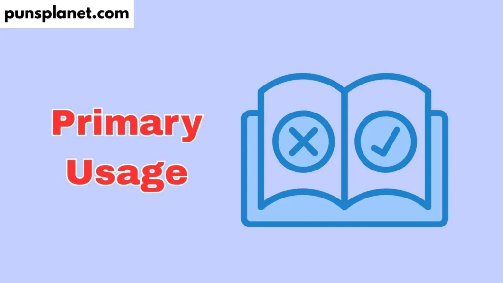 Primary Usage