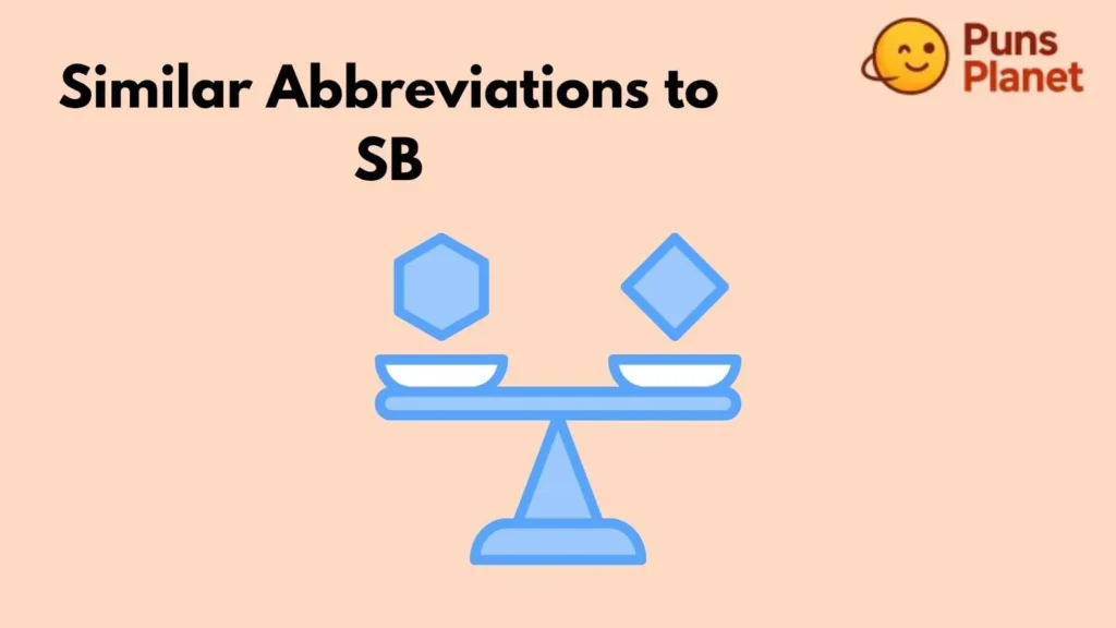 Similar Abbreviations to SB